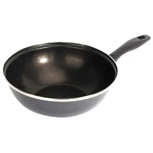 Wok de acero esmaltado de 28cm, apto para vitro, ACTUEL,