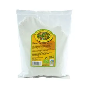 BIOGORET Harina de arroz blanca procedente de agricultura ecológica BIOGORET 500 gr,