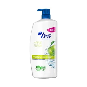 H&S Champú anticaspa de uso diario con micro bioma protect H&S Apple fresh 1 l.
