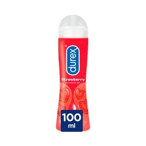 DUREX Gel lubricante con aroma a fresa DUREX 100 ml.