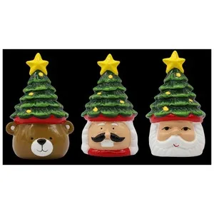 Figura Casa Árbol de Navidad Cerámica modelos surtidos, SNC