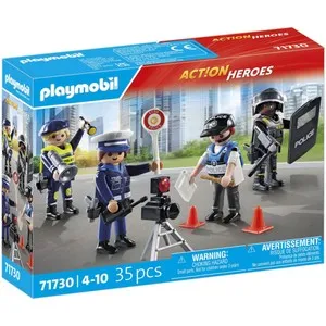 Set de figuras policia PLAYMOBIL.