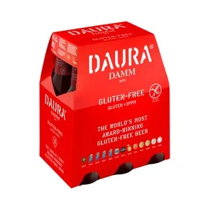 DAURA Pack de cerveza sin gluten 6 uds. 25 cl.