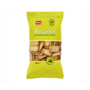 QUELY Regañas crujientes y deliciosas con aceite de oliva 200 g.