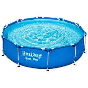 Piscina tubular con estructura metálica BESTWAY medidas 3,66X0,76 mts., con depuradora 1.249 litros/hora