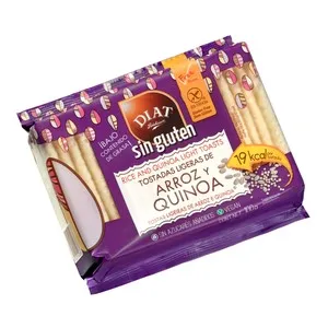 DIAT RADISSON Tostadas ligeras de arroz y quinoa sin gluten 100 g.