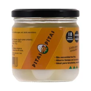 PITAS Huevos de codorniz cocidos y pelados 18 uds.