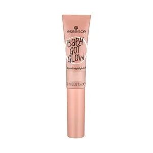 ESSENCE Baby got glow tono 10 Sassy in silk Iluminador líquido, textura fácil de difuminar.