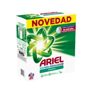 ARIEL Detergente en polvo 30 lav.