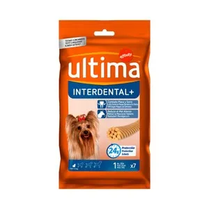 ULTIMA Snacks dental para perros de talla pequeña ULTIMA INTERDENTAL Affinity 7 uds. 70 g.