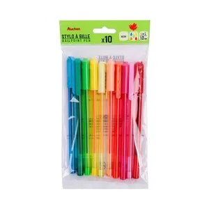 10 Bolígrafos Neon ALCAMPO