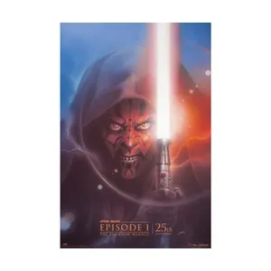 Póster Amenaza Fantasma 25 Aniversario Star Wars Episodio 1, GRUPO ERIK.