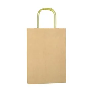 Bolsa de regalo, tamaño L, color marrón, AUCHAN.