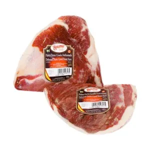 PROLONGO Paleta curada deshuesada de cerdos raza Duroc.