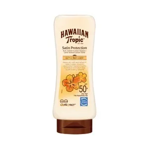 HAWAIIAN TROPIC Protector solar resistente al agua con acabado satinado y FPS 50+ (muy alta) HAWAIIAN TROPIC 200 ml.