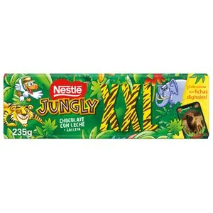 NESTLÉ Jungly XXL Chocolate con leche y galleta 235 g.