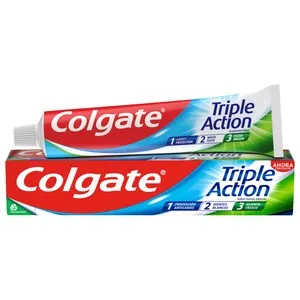 COLGATE Triple Action Pasta de dientes anticaries y frescor a menta 75ml