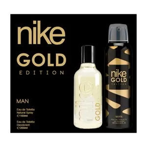 NIKE Man gold edition Estuche de colonia para hombre.