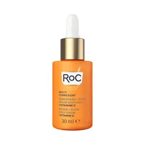 ROC Sérum de día multicorrector, especial pieles cansadas RÓC Revive + glow 30 ml.