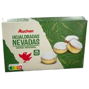 PRODUCTO ALCAMPO Hojaldradas nevadas en envases individuales 410 g.