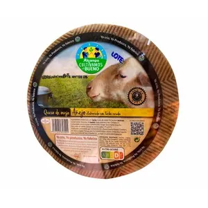 ALCAMPO CULTIVAMOS LO BUENO Queso de oveja añejo (con leche cruda). - Tapeo 3 a 5 mm