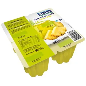 KAIKU Postre gelificado con sabor a piña KAIKU 4 x 100 g.