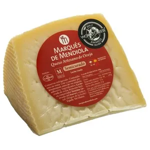 MARQUÉS DE MENDIOLA Queso de oveja semicurado artesano.