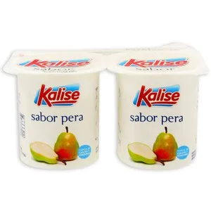 KALISE Yogur con sabor a pera pack de 4 uds de 125 gr