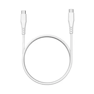 Cable USB C a USB C QILIVE 600183143, longitud 0,6 metros, color blanco