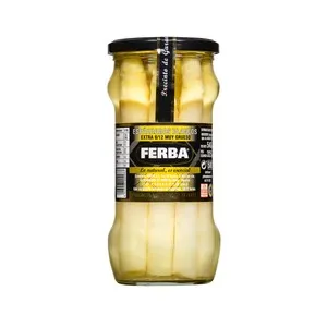 FERBA Espárragos blancos extra 8/12 pzs muy gruesos 540 g.