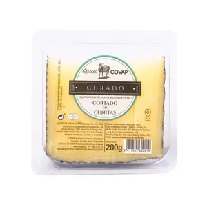 COVAP Queso de leche pasteurizada de oveja, curado, cortado en cuñitoas COVAP 200 g.