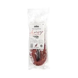 PALCARSA Sarta de chorizo de León picante, de categoría extra y sin colorantes, ni conservantes, ni gluten ni lactosa PALCARSA 450 g.
