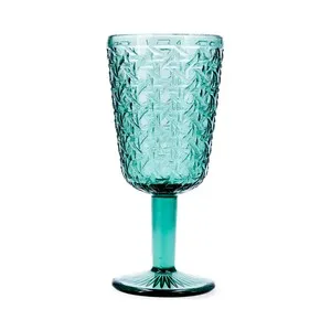 Copa de vino 28,5cl de vidrio color verde, Ágata BIDASOA