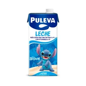 PULEVA Leche de vaca entera ligera (sólo 2% de materia grasa) 1 l.