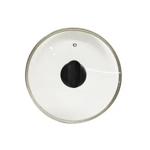 Tapa de cristal Pomo Baquelita 32cm, ESSENTIAL.