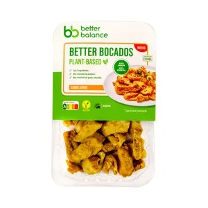 BETTER BALANCE Bocados 100% vegetales con AOVE y sabor asado 160 g.