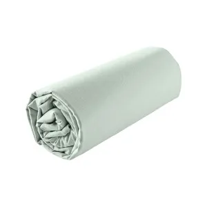 Sábana bajera ajustable para cama de 150cm, 100% algodón 57 hilos, ACTUEL.