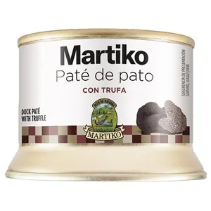 MARTIKO Paté de pato con trufa 130 g.