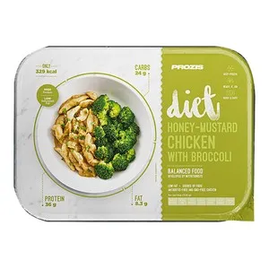 PROZIS Diet Pollo con miel, mostaza y brócoli 330 g.