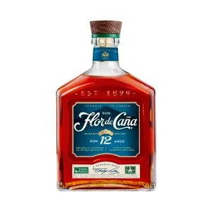 FLOR DE CAÑA Terroir volcánico Ron artesanal envejecido 12 años botella 70 cl.