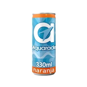 AQUARADE Bebida isotónica de naranja lata de 33 cl.