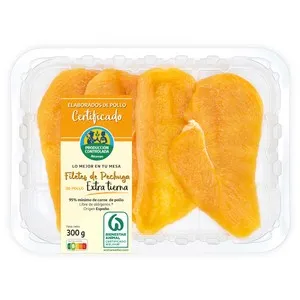 ALCAMPO CULTIVAMOS LO BUENO Filetes de pechuga de pollo extra tierna Gramos Aproximados