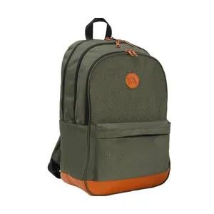 Mochila eco 3 compartimentos color verde, ALCAMPO.
