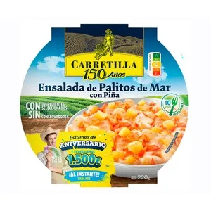 CARRETILLA Ensalada de cangrejo y piña 220 g.
