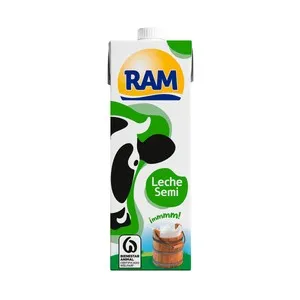 RAM Leche semidesnatada de vaca 1 l.