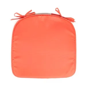 Cojín para silla poliéster color rojo 40x80cm, GARDENSTAR.