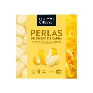 OH MY CHEESE! Perlas de queso de cabra con limón 90 g.
