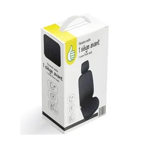 Cubre asiento Monca color negro, AUCHAN.