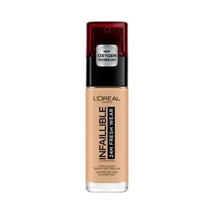L'ORÉAL PARIS Infaillible Tono 200 Sable Doré Base de maquillaje de larga duración (24 horas) .