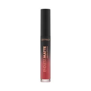 CATRICE Endless matte tono 090 No broken hearts, marrón rojizo Barra de labios líquida mate.
